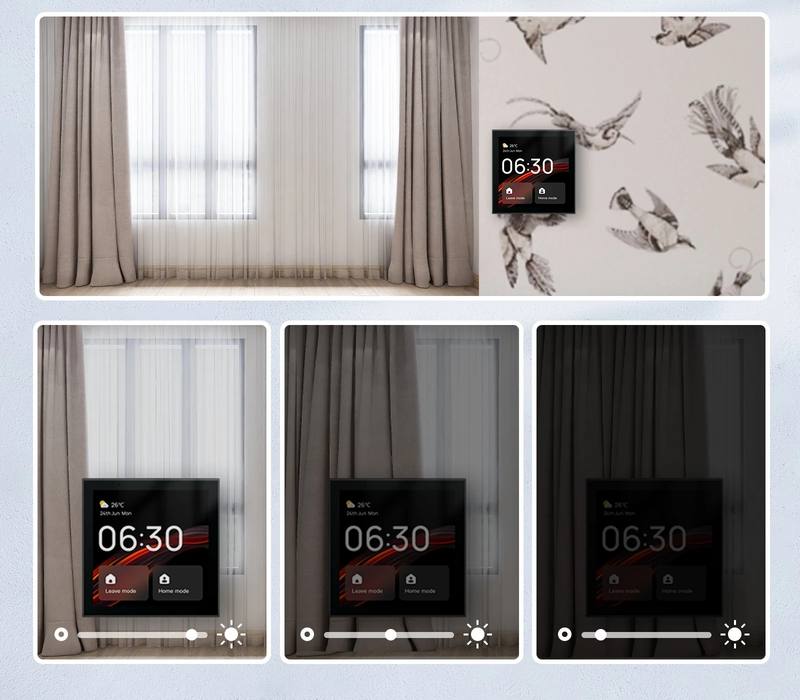 Self-adjusting brightness feature