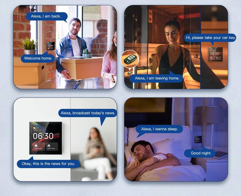 Voice activated smart home scenes in daily life